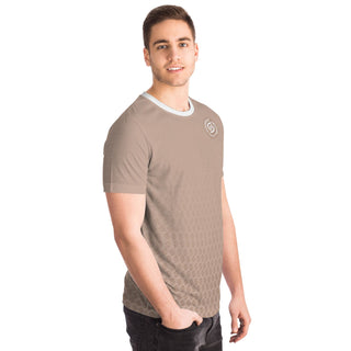 Mens T-Shirt - Taupe Stone - Synergetic Heroes