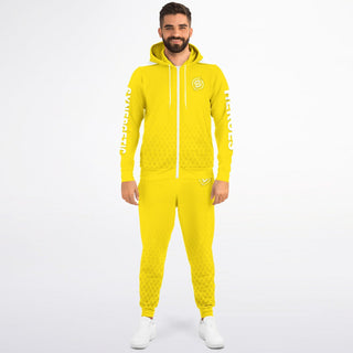 Mens Ziphoodie & Jogger - Yellow Sun - Synergetic Heroes