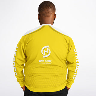 Mens Athletic Plus-size Sweatshirt - Yellow Sun