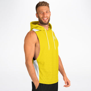 Mens Drop Armhole Hoodie - Yellow Sun - Synergetic Heroes