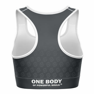 Sports Bra - Shadow Gray - Synergetic Heroes