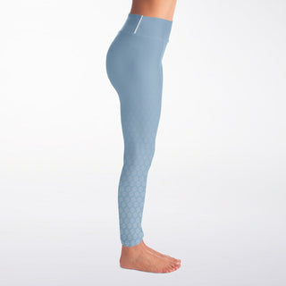 Yoga Leggings - Angel Blue - Synergetic Heroes