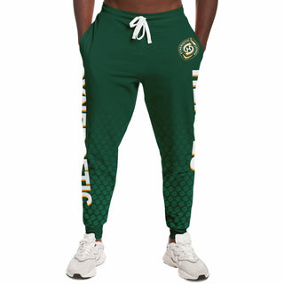 Mens Lettered Jogger - Emerald Green - Synergetic Heroes