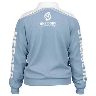 Mens Track Jacket - Angel Blue
