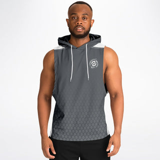 Mens Drop Armhole Hoodie - Shadow Gray - Synergetic Heroes