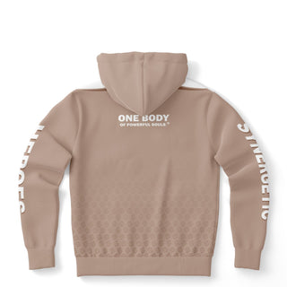 Mens Hoodie - Taupe Stone