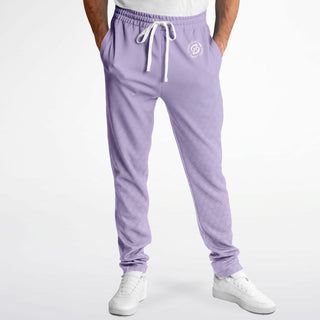 Mens Track Pants - Lavender Mist - Synergetic Heroes