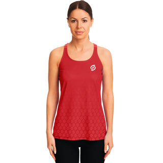 Flowy Racerback Tank Top - Fire Red - Synergetic Heroes