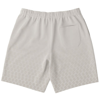 Mens Athletic Long Shorts - Jade White