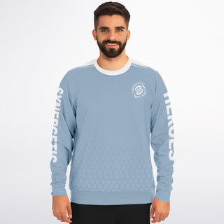 Mens Athletic Sweatshirt - Angel Blue