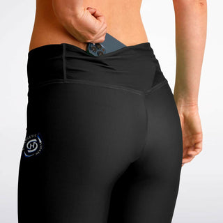 Flare Leggings - Obsidian Black - Synergetic Heroes