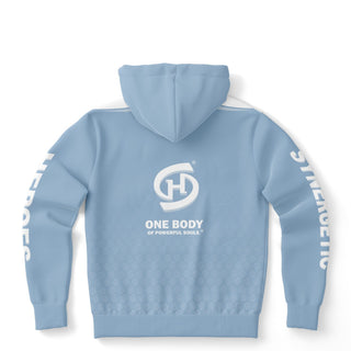 Mens Hoodie - Angel Blue - Synergetic Heroes