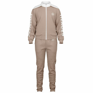 Mens Tracksuit - Taupe Stone - Synergetic Heroes