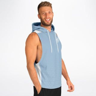 Mens Drop Armhole Hoodie - Angel Blue - Synergetic Heroes