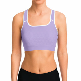 Sports Bra - Lavender Mist - Synergetic Heroes