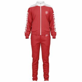 Mens Tracksuit - Fire Red