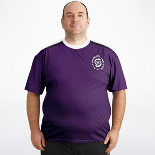 Mens Plus-size T-Shirt - Purple Shield