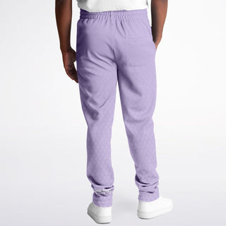 Mens Track Pants - Lavender Mist - Synergetic Heroes