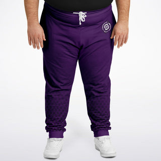 Mens Plus-size Jogger - Purple Shield