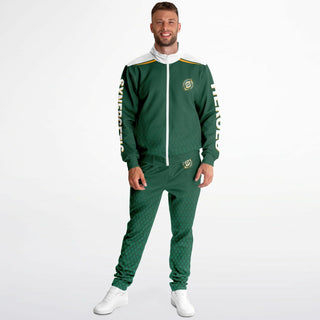 Mens Tracksuit - Emerald Green - Synergetic Heroes