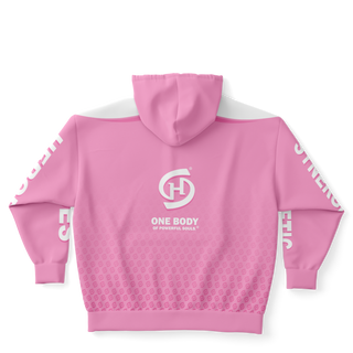 Womens Plus-size Ziphoodie - Soft Rose - Synergetic Heroes