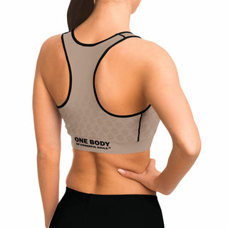 Sports Bra - Taupe Stone - Synergetic Heroes