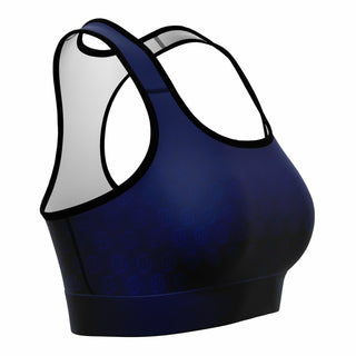 Sports Bra - Midnight Blue - Synergetic Heroes