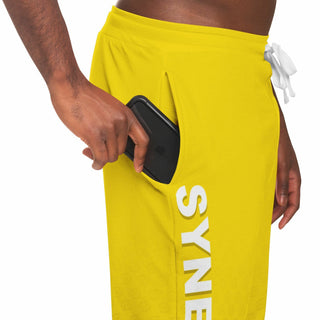 Mens Lettered Jogger - Yellow Sun - Synergetic Heroes