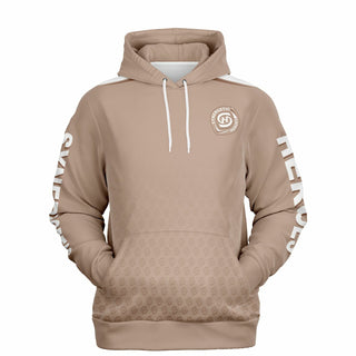 Mens Hoodie - Taupe Stone