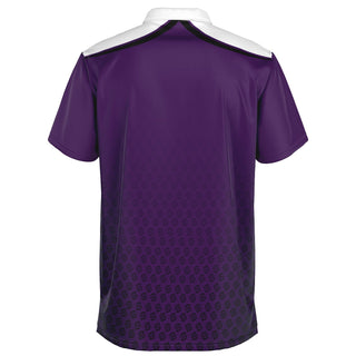 Mens Polo Shirt - Purple Shield