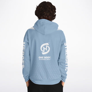 Mens Hoodie - Angel Blue - Synergetic Heroes