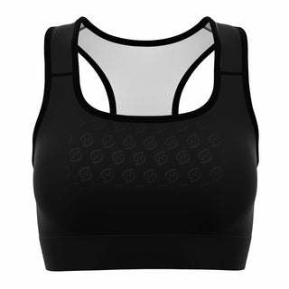 Sports Bra - Obsidian Black - Synergetic Heroes