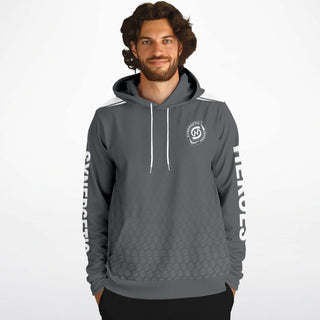 Mens Hoodie - Shadow Gray - Synergetic Heroes