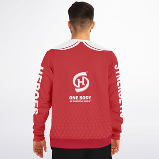 Mens Athletic Sweatshirt - Fire Red