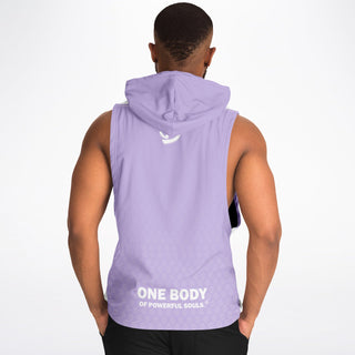 Mens Drop Armhole Hoodie - Lavender Mist - Synergetic Heroes