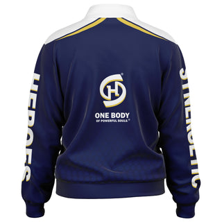 Mens Track Jacket - Midnight Blue - Synergetic Heroes