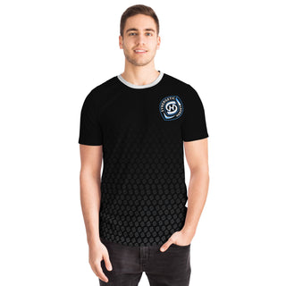 Mens T-Shirt - Obsidian Black - Synergetic Heroes