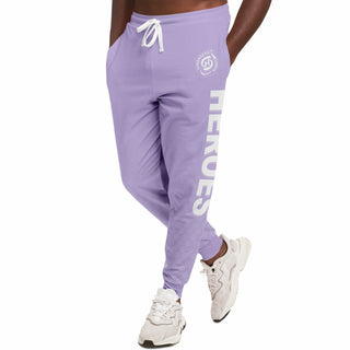 Mens Lettered Jogger - Lavender Mist - Synergetic Heroes