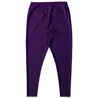 Plus Size Legging - Purple Shield