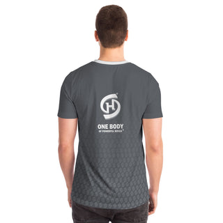 Mens T-Shirt - Shadow Gray - Synergetic Heroes