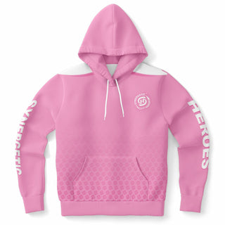 Womens Hoodie - Soft Rose
