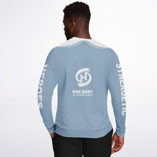 Mens Athletic Sweatshirt - Angel Blue