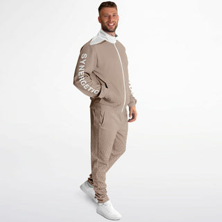 Mens Tracksuit - Taupe Stone