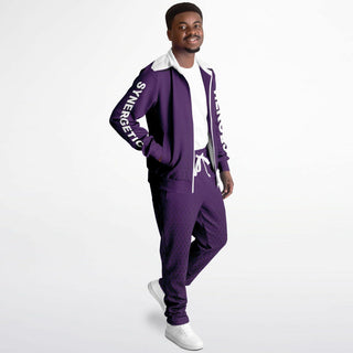 Mens Tracksuit - Purple Shield