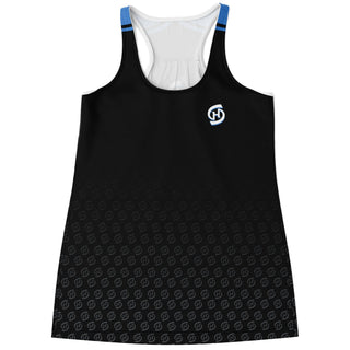 Flowy Racerback Tank Top - Obsidian Black - Synergetic Heroes