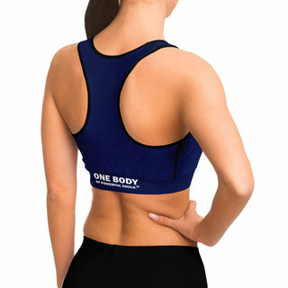 Sports Bra - Midnight Blue - Synergetic Heroes