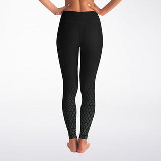 Yoga Leggings - Obsidian Black - Synergetic Heroes