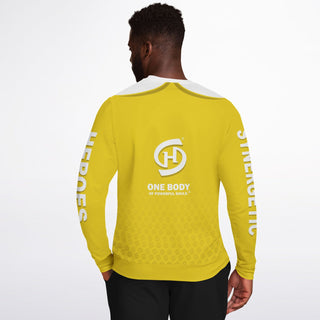 Mens Athletic Sweatshirt - Yellow Sun