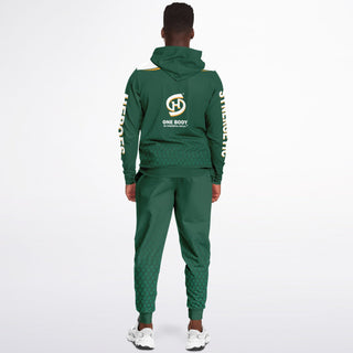 Mens Ziphoodie & Jogger - Emerald Green - Synergetic Heroes