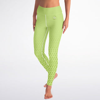 Yoga Leggings - Harmony Green - Synergetic Heroes